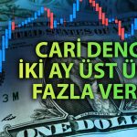 Cari Denge 566 Milyon Dolar ile Temmuz’da Fazla Verdi