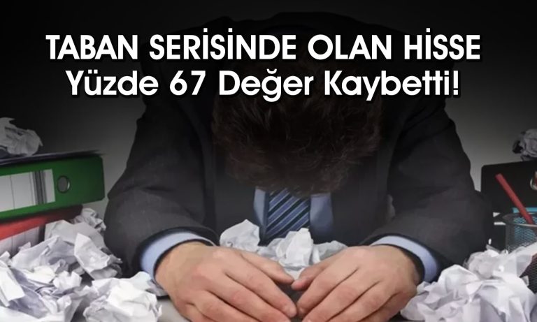 Konkordato İlan Eden Şirketin Hisseleri Tabana Gömüldü