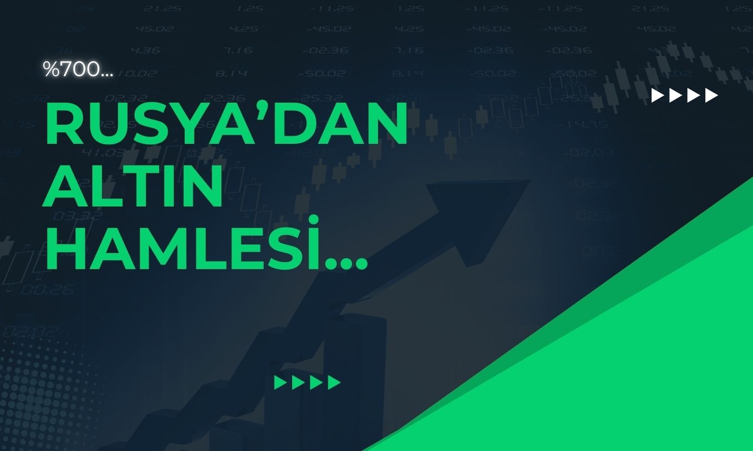 Rusya Günlük Altın Alımını Yüzde 700 Artırdı