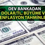 Garanti BBVA Son Dolar/TL ve Büyüme Beklentilerini Paylaştı