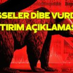 Hisseleri Dibe Vuran 2 Aylık Şirketten Yatırım Açıklaması