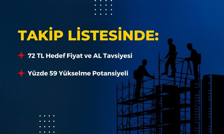 İnşaat Hissesi 72 TL Hedef Fiyat ile Yeniden Takip Listesinde