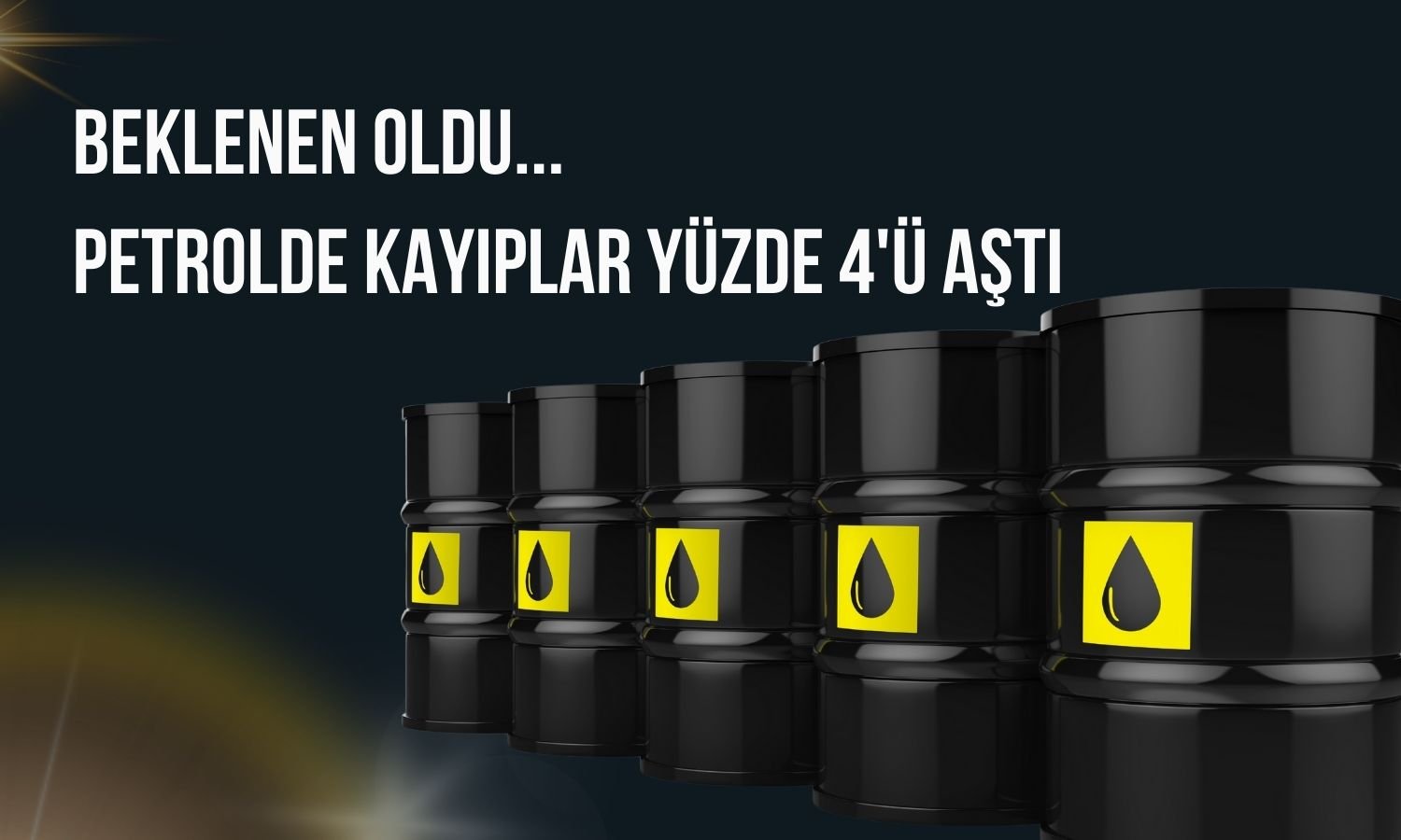 Petrol Fiyatları Azalan Tedarik Korkularıyla Sert Düşüyor