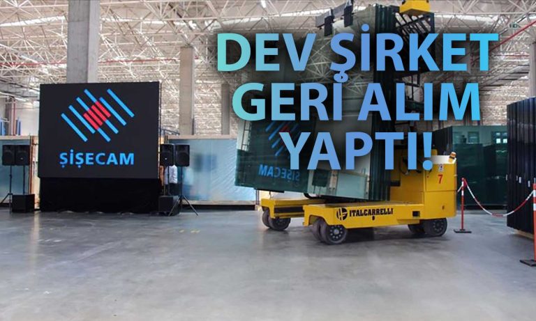 SISE Geri Alımlarını Sürdürüyor: 1 Milyon Adet Pay Toplandı