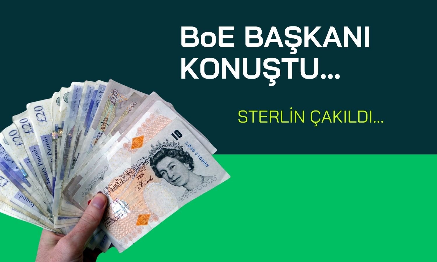 Sterlin Agresif Faiz İndirimi Açıklamalarıyla Çakıldı