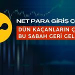 TCELL’den Dün Kaçan Para Bugün İlk Yarıda Geri Geldi