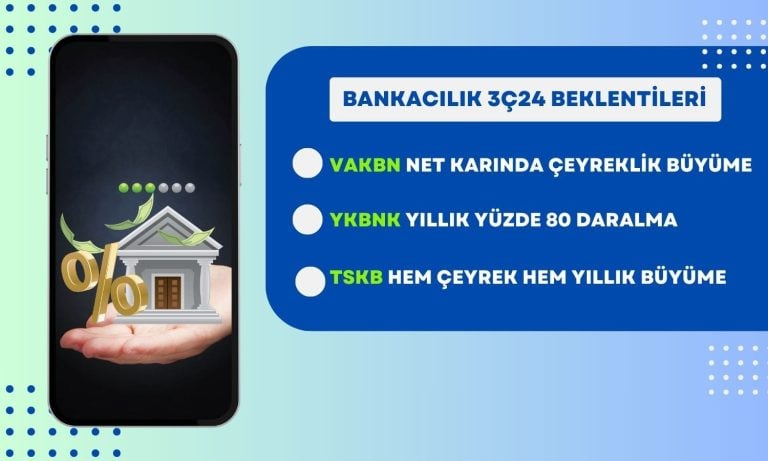 VAKBN, AKBNK ve YKBNK için 3Ç24 Beklentileri Açıklandı