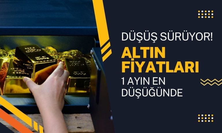 Altın Fiyatları 1 Ayın En Düşük Seviyesine İndi