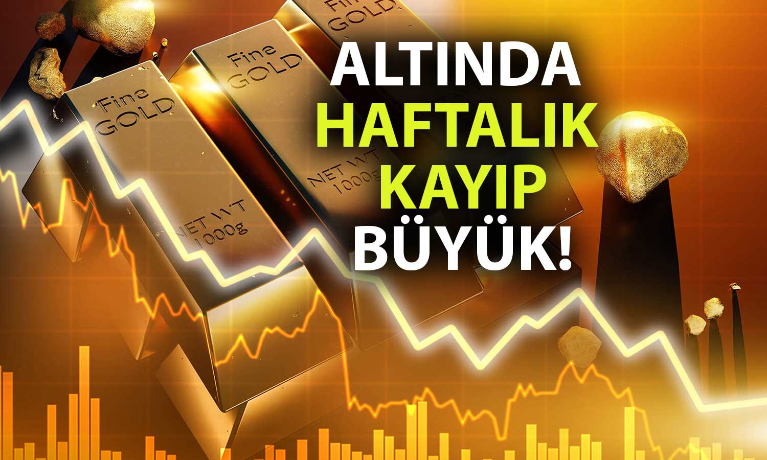 Altın Son 3 Yılın En Büyük Haftalık Düşüşüne Hazırlanıyor