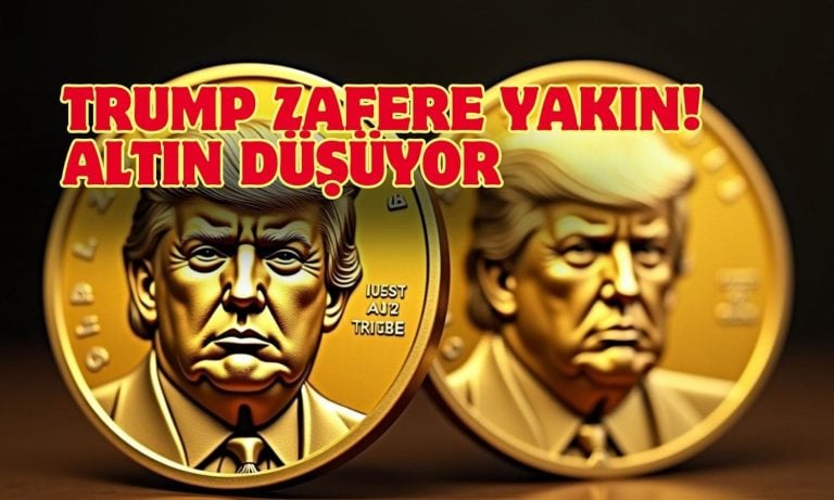 Altın Trump’ın Zafere Doğru Yürümesiyle Düşüşe Geçti