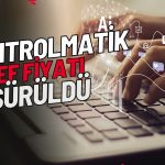 Kontrolmatik Teknoloji (KONTR) Hedef Fiyatı Düşürüldü