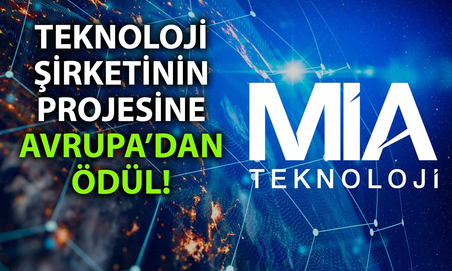 MIATK’ya Avrupa’dan Ödül: Proje Mükemmeliyet Mührü Aldı