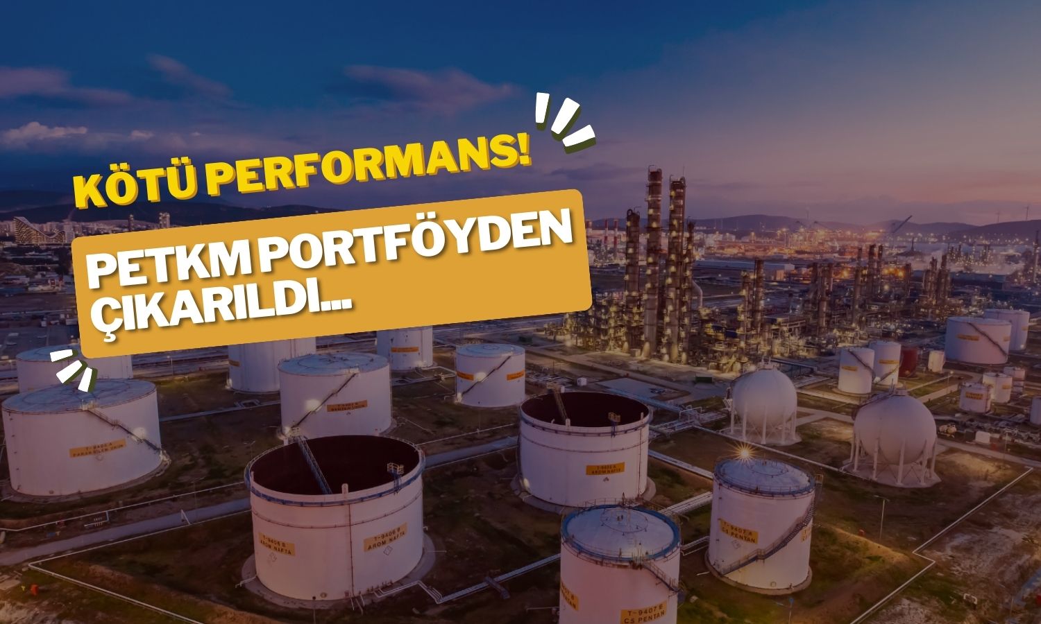 PETKM Kötü Performans Sonrası Model Portföyden Çıkarıldı