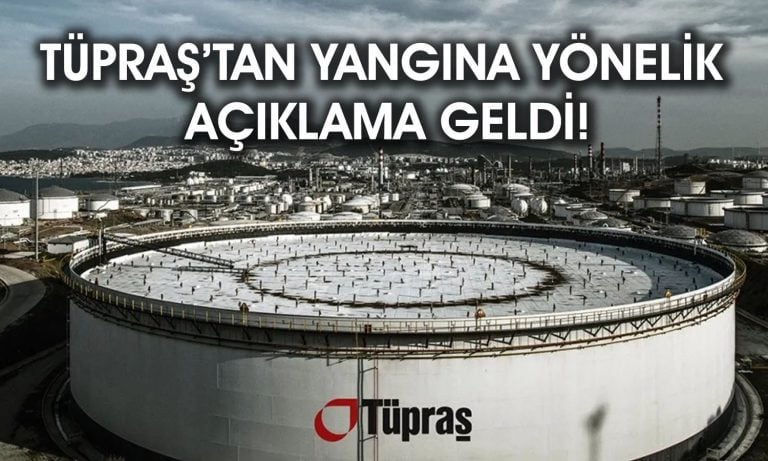 Tüpraş’ın İzmir Rafinerisi’nde Yangın! Açıklama Geldi