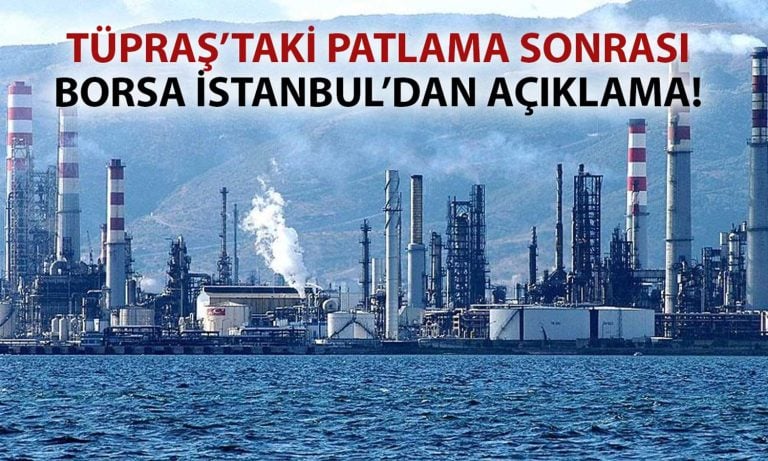 Tüpraş’ta Tatbikat Sırasında Patlama: Hisseler İşleme Durduruldu