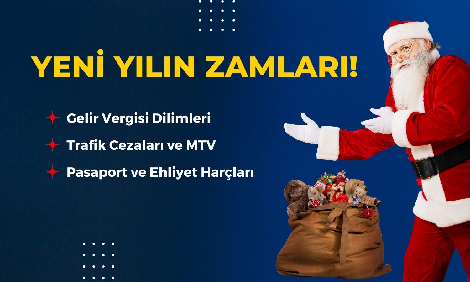 Yeni Yılda Vergi, Harç ve Cezalara Gelecek Zamlar