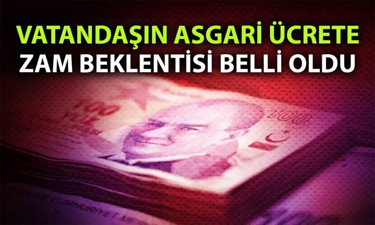 Asgari ücretle ilgili yeni araştırma: Halkın zam beklentisi ne?