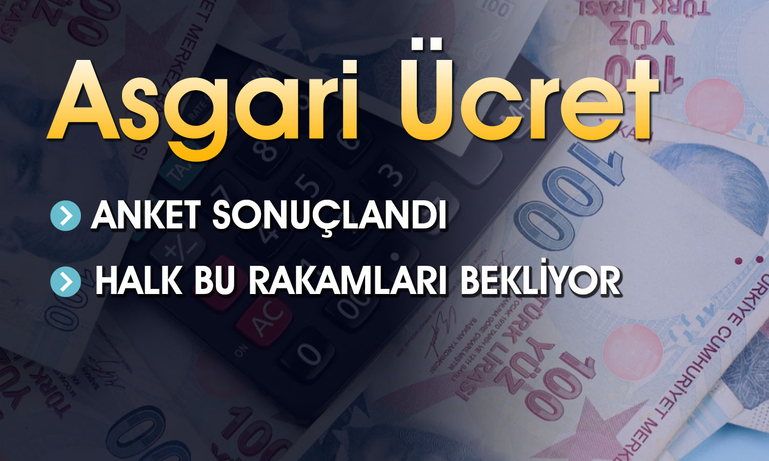 Asgari ücrette vatandaş hangi rakamı istiyor?