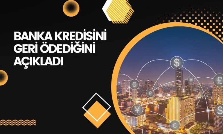 Banka varlık fonundan aldığı krediyi geri ödedi