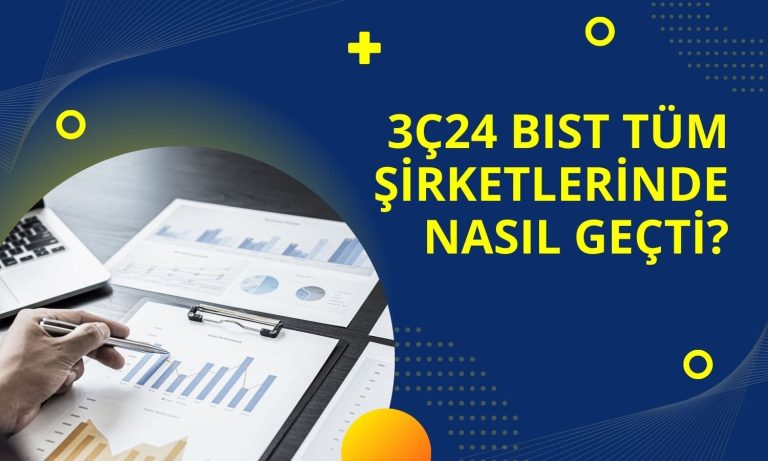 BIST Tüm şirketlerinin net kârı 3Ç24’te yüzde 36 düştü