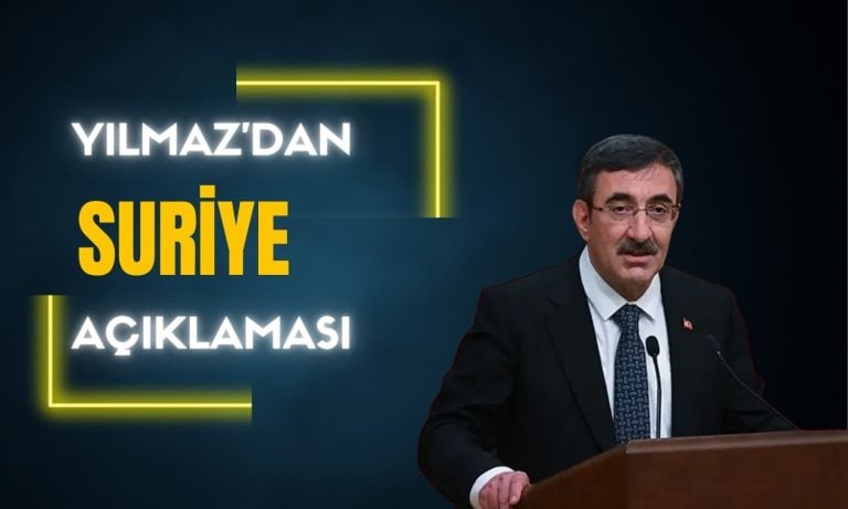 Cevdet Yılmaz’dan Suriye açıklaması: Yanındayız!