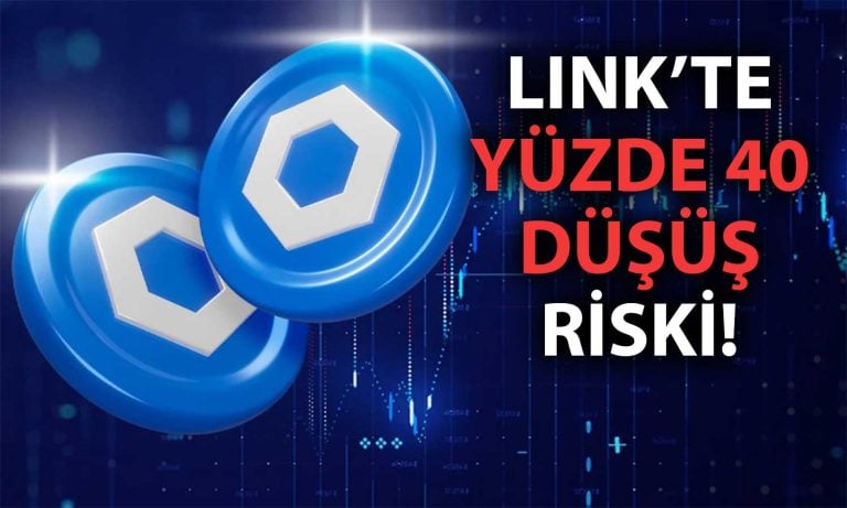 Chainlink’te (LINK) bu formasyon görünümü sert düşüş riski taşıyor