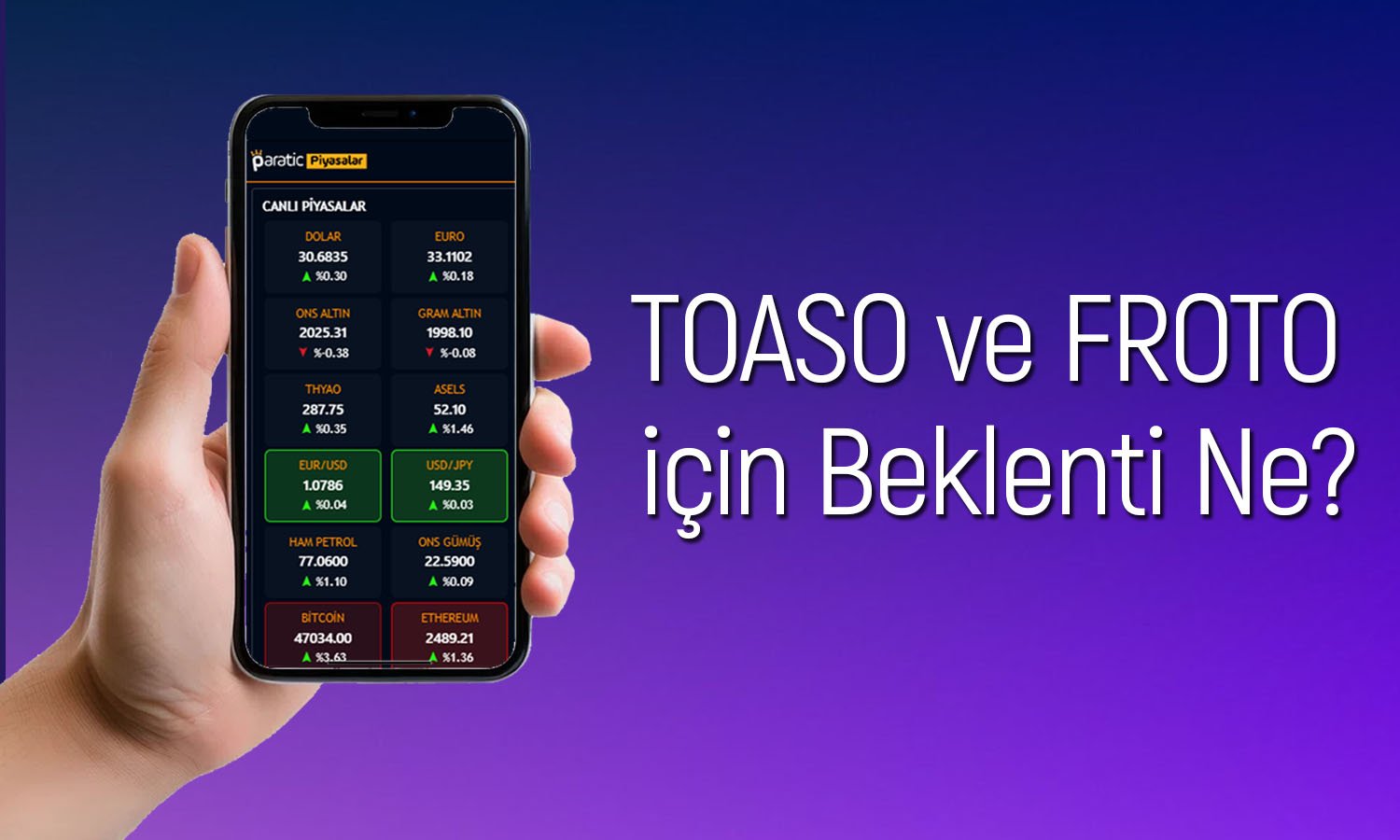 FROTO ve TOASO için hedef fiyat: 1385 TL’ye çıkabilir