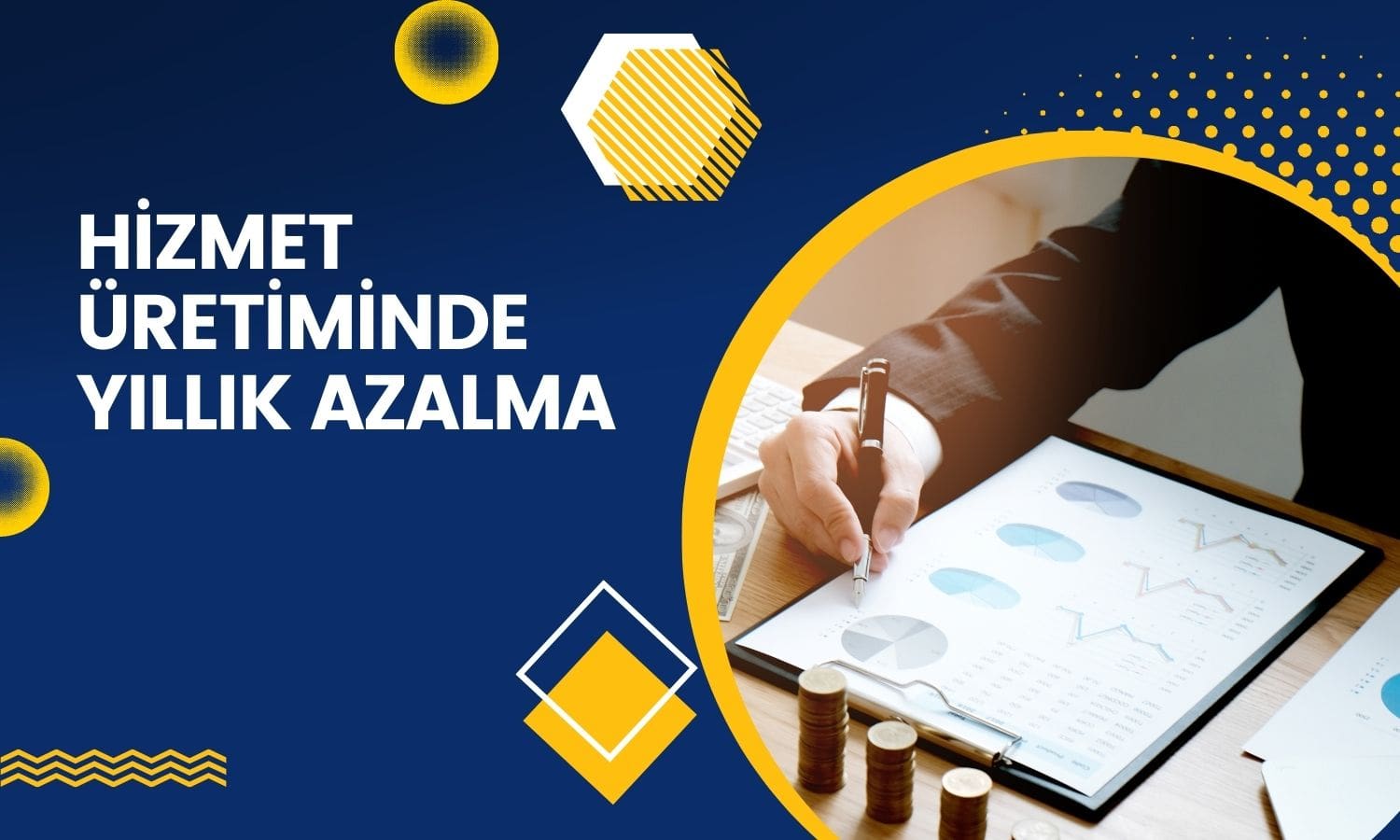 Hizmet üretimi yıllık bazda yüzde 2 azaldı