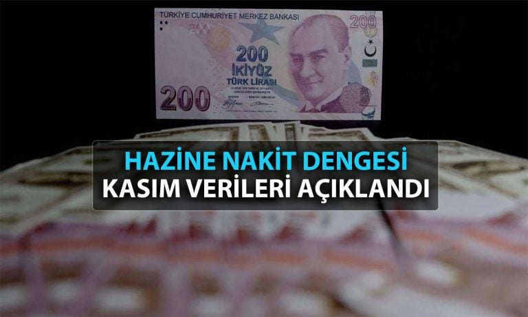 HMB Açıkladı: Hazine nakit dengesi Kasım’da 62 milyar TL açık verdi