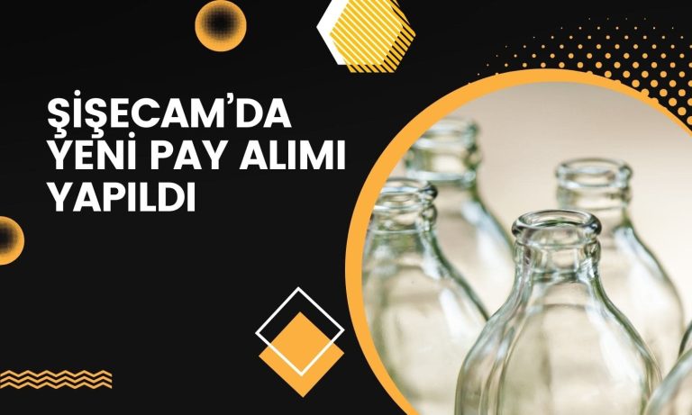 Holdingden Şişecam’da (SISE) yeni pay alımı