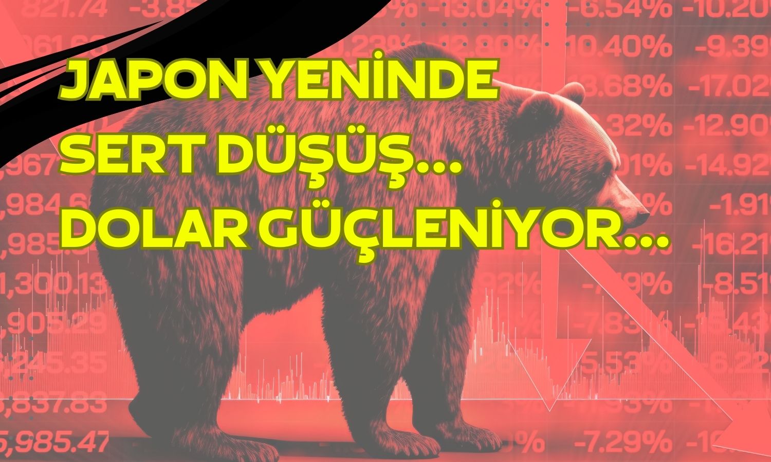 Japonya Merkez Bankası’nın faiz kararı para birimini sert vurdu!