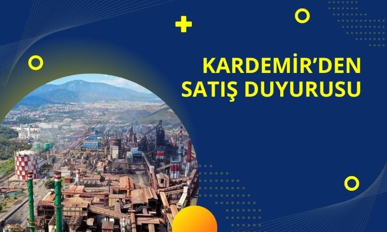 Kardemir Ocak-Mart 2025 için ürün satış programını açıkladı