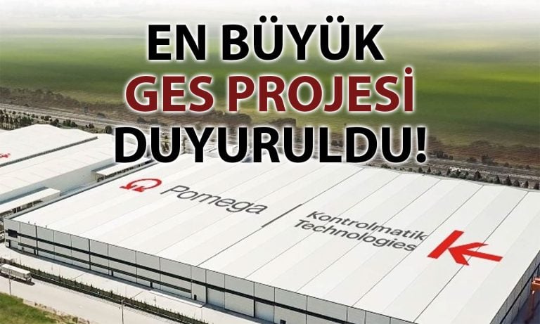 Kontrolmatik Türkiye’nin en büyük GES yatırımını duyurdu