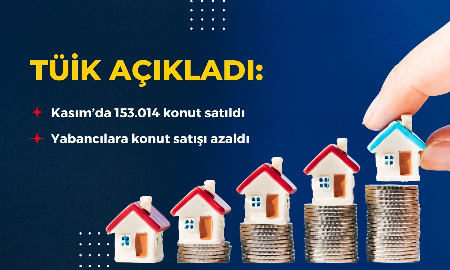 Konut satışları yıllık bazda artmaya devam ediyor