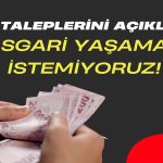 Kritik toplantı öncesi 33 bin 500 liralık asgari ücret talebi!