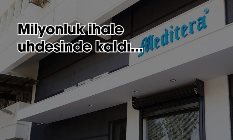 Meditera (MEDTR) milyonluk ihaleyi aldığını açıkladı