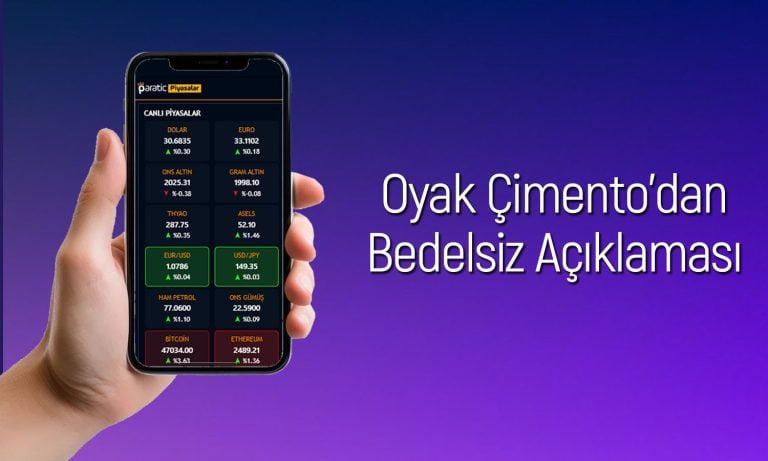 Oyak Çimento Yüzde 290 Bedelsiz için Tarihi Açıkladı