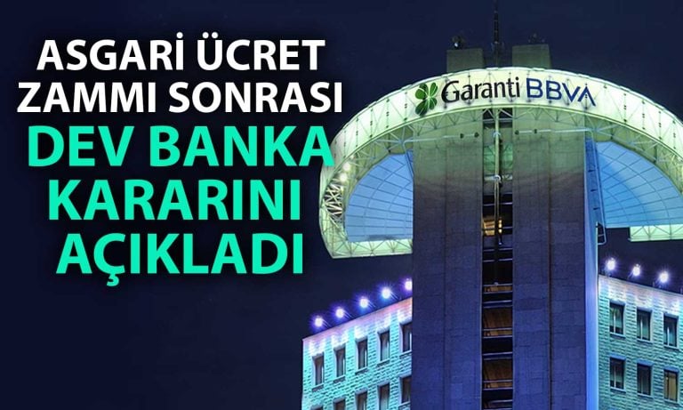 Özel sektörde ilk zam haberi Garanti BBVA’dan’dan geldi