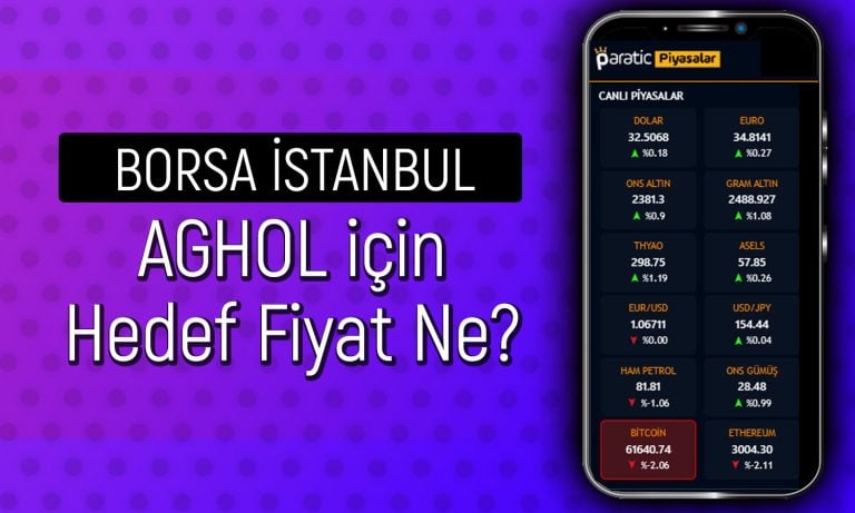 Satışlara direnemeyen AGHOL, 510 TL’ye çıkabilecek mi?