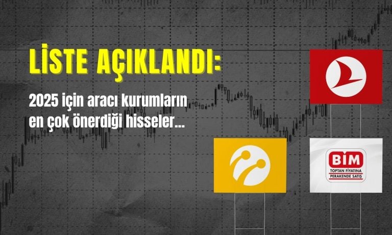 2025 için aracı kurumların en çok önerdiği hisseler