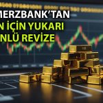 Alman finans devi altın için ilk çeyrek tahminini yükseltti