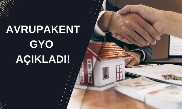 Avrupakent GYO 2024 yılı için satış ve kiralamaları açıkladı!