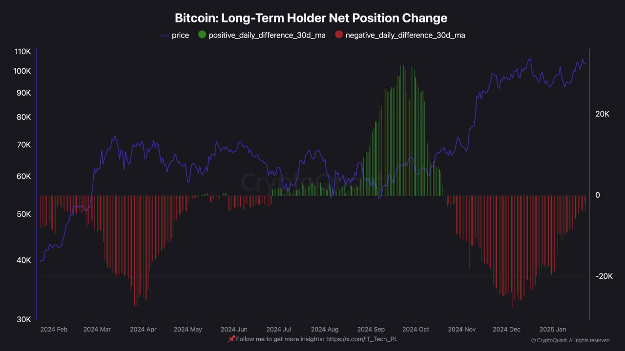 BTC uzun vadeli yatırımcı davranışları