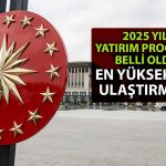 Cumhurbaşkanı Erdoğan imzaladı: 2025 yatırım programı belli oldu