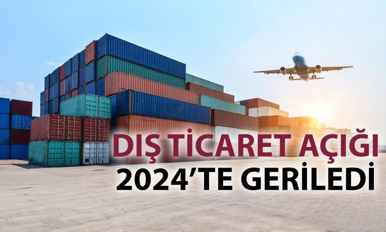 Dış ticaret açığı 2024’te yüzde 20’den fazla geriledi