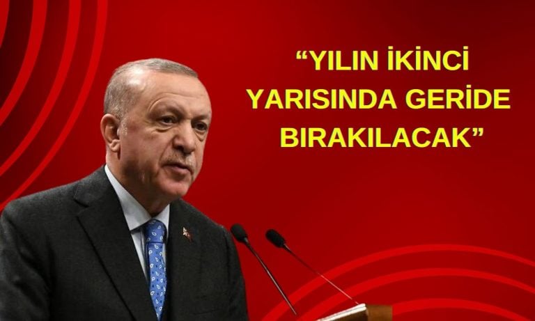 Erdoğan ekonomik sıkıntılar için 2. yarıya işaret etti!