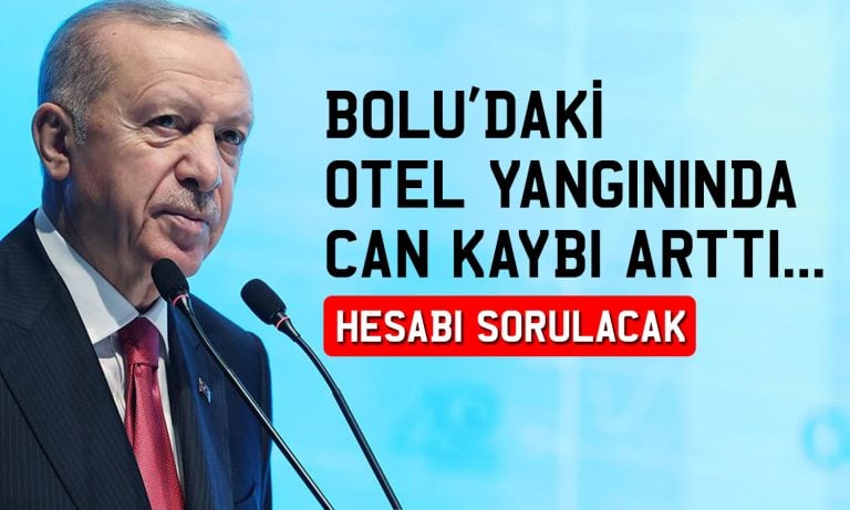 Erdoğan’dan Bolu’daki yangına ilişkin açıklama: Hesabı sorulacak