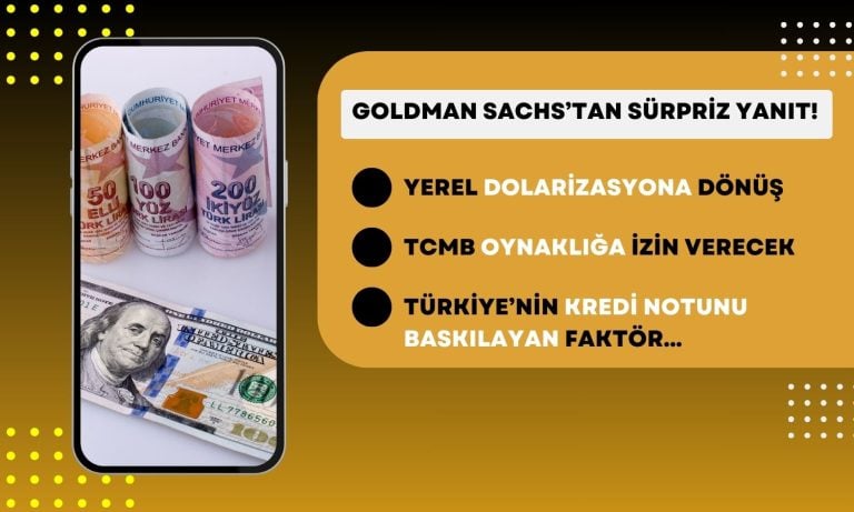 Goldman’dan sürpriz Türkiye cevabı: Portföyler dövize yönelecek