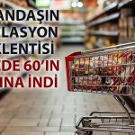 Hanehalkının enflasyon beklentisindeki gerileme sürüyor