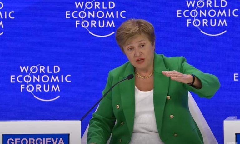 IMF Başkanı Davos’tan uyardı: Enflasyonla mücadele sürüyor